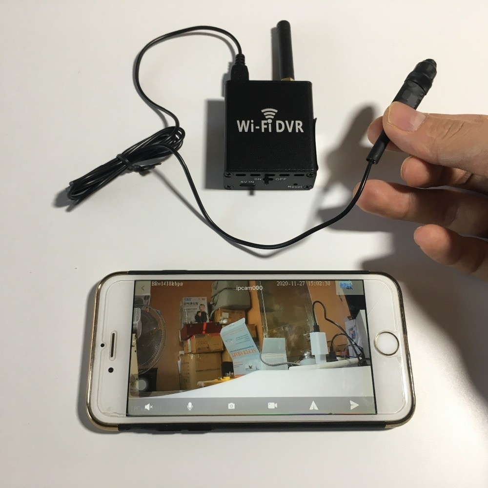 WiFi spionmodul P2P Live övervakning - pinhole kamera