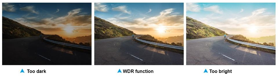 WDR - wide dynamic range bilkamera profio x7