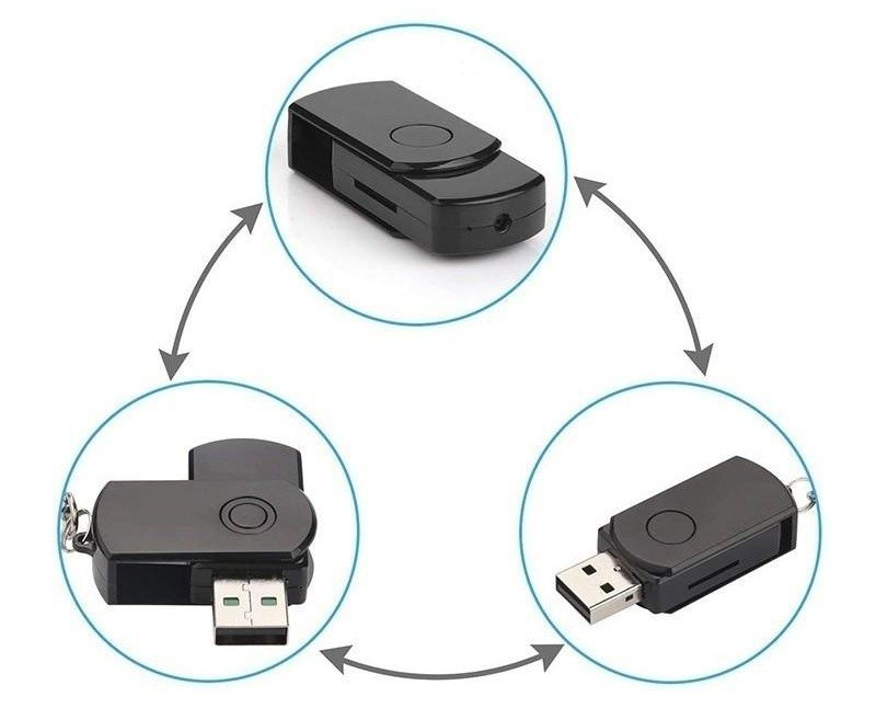 Mini spionkamera usb-nyckel flash-enhet