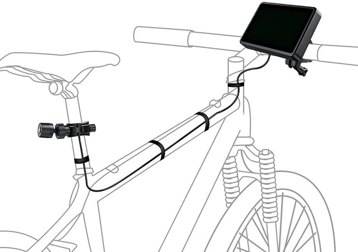 cykelkameror och bildskärmsmontering
