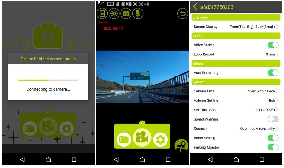 applikation från DOD Android/iOS - dod bilkamera
