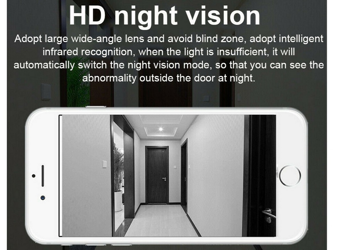 IR LED mörkerseende 8m - dörrklocka till huset