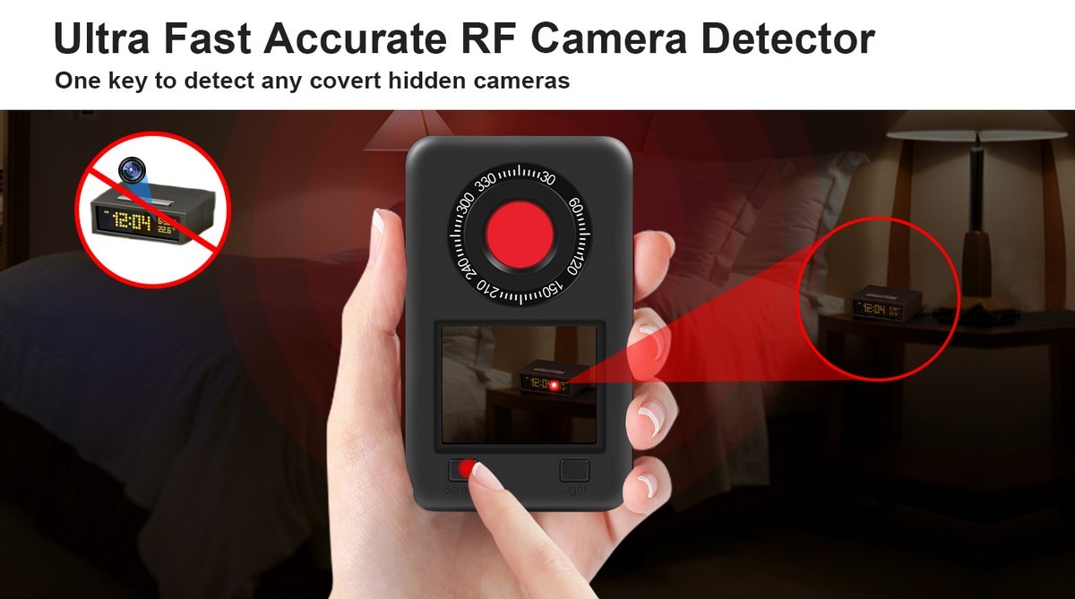 kameradetektor - professionell upptäckt av dolda kameror