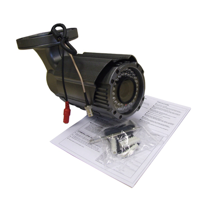 HD-SDI Security IR CCTV-kamera med mörkerseende upp till 50m + 6m Platta