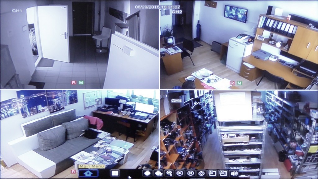 IQ-inställning DVR CCTV liveinspelning