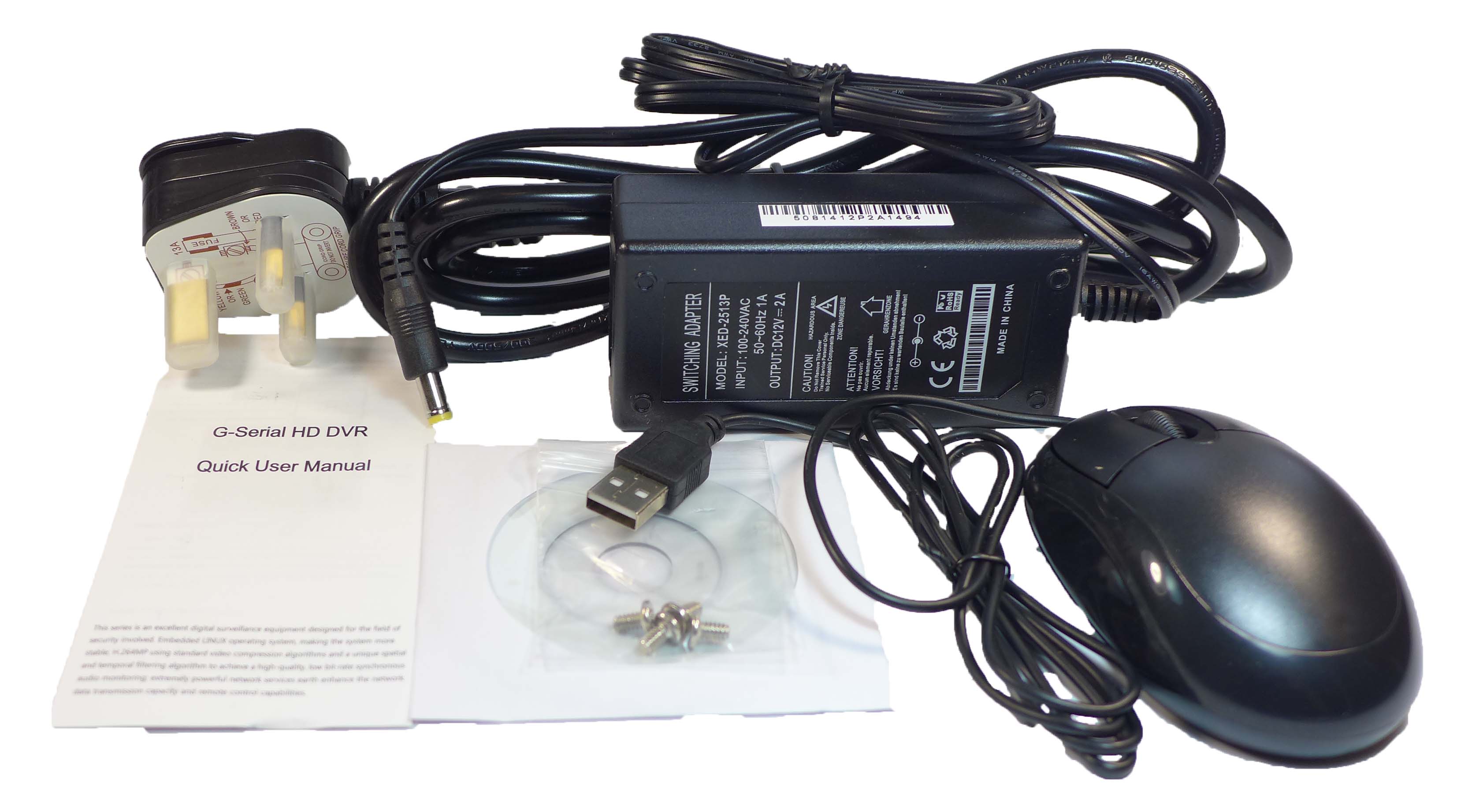 AHD DVR-specifikationer