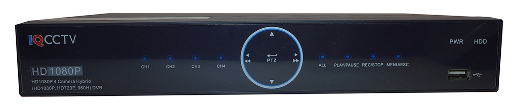 IQ CCTV DVR 4 ingång