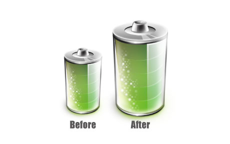 högpresterande batteri 650mAh DOD LS470W +