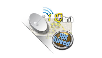 10 GPS-uppdateringar dod ls470w