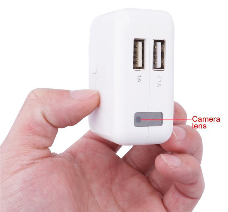USB-laddare med dold kamera