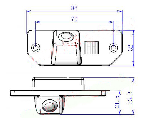 Backkamera till Ford