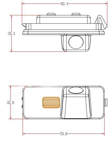 Backkamera för VW och Škoda Superb