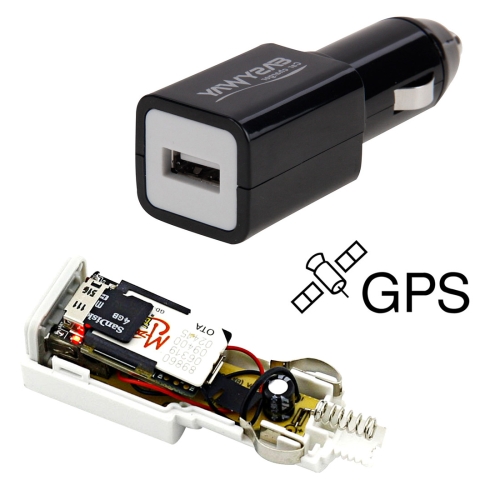 billaddare med GPS-spårning