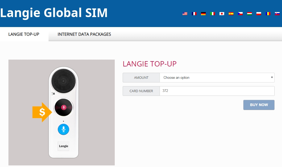 3G LANGIE SIM-kort