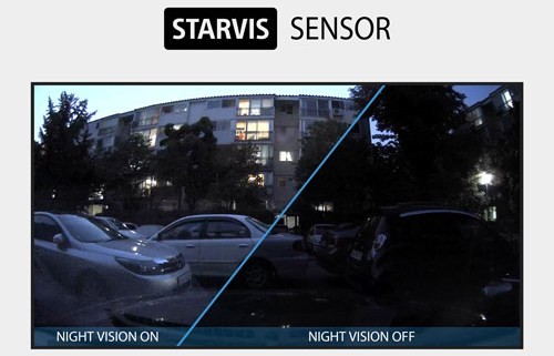 dod bilkamera - sony starvis sensor