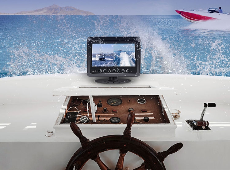 vattentät monitor för yacht eller båtar