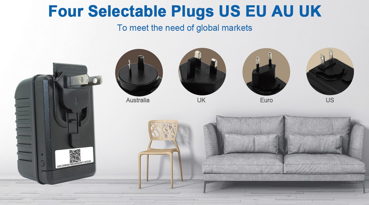 usb-adapter med kamera - US EU AU UK