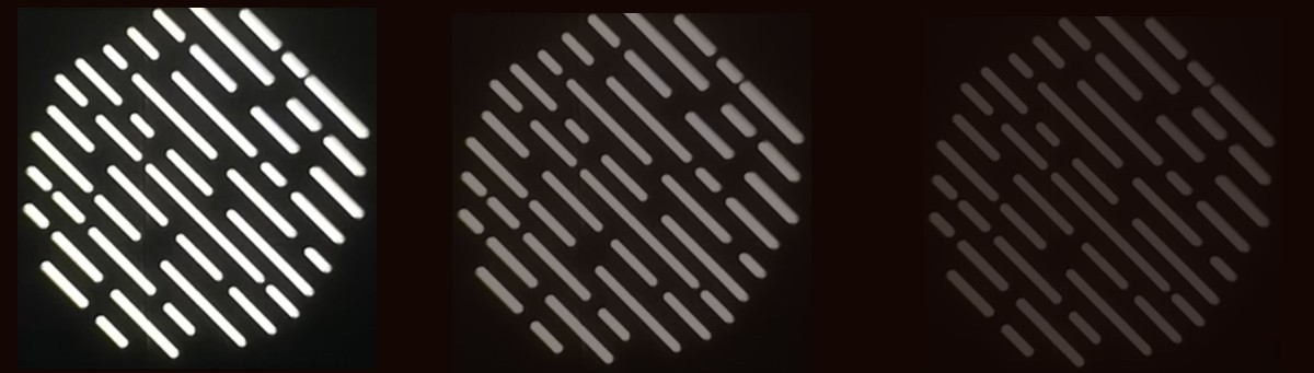 gobo projektor dimningsfunktion
