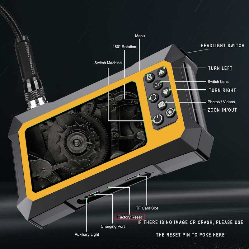 inspektionskamera för boreskop
