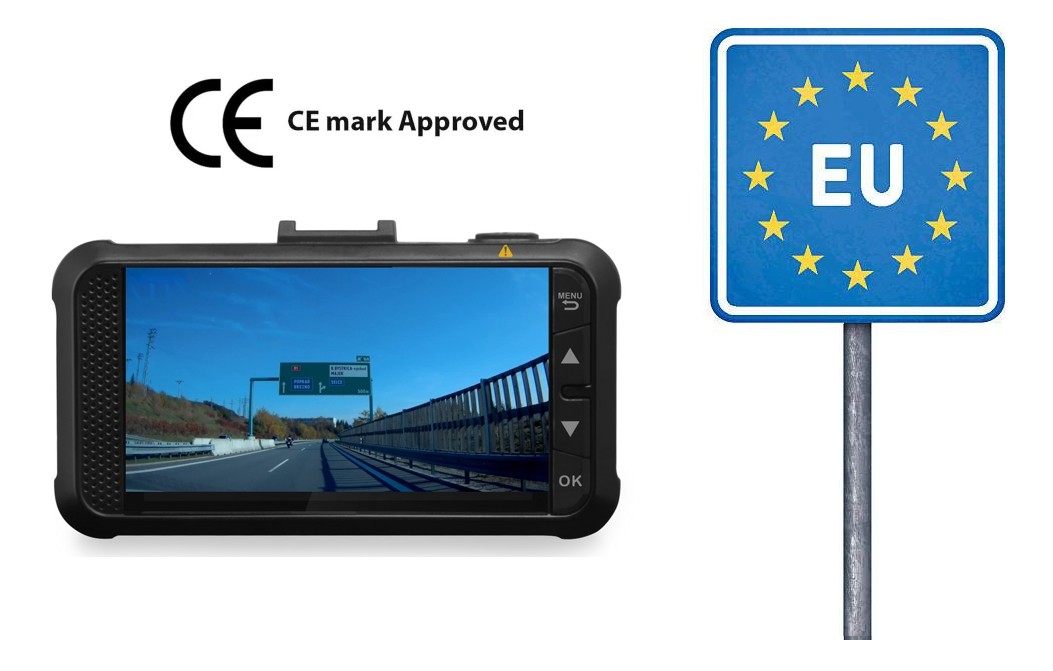 Certifierad CE bilkamera för EU - bilkameror