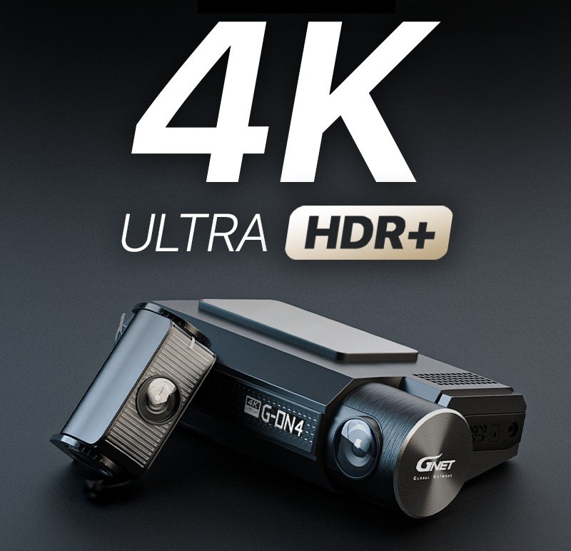 4K bilkamera dubbel livestream gps